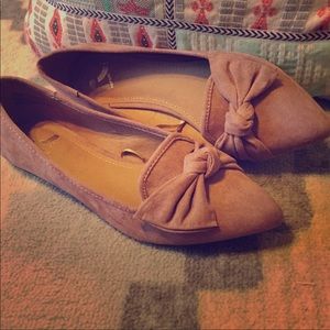 Blush/mauve flats